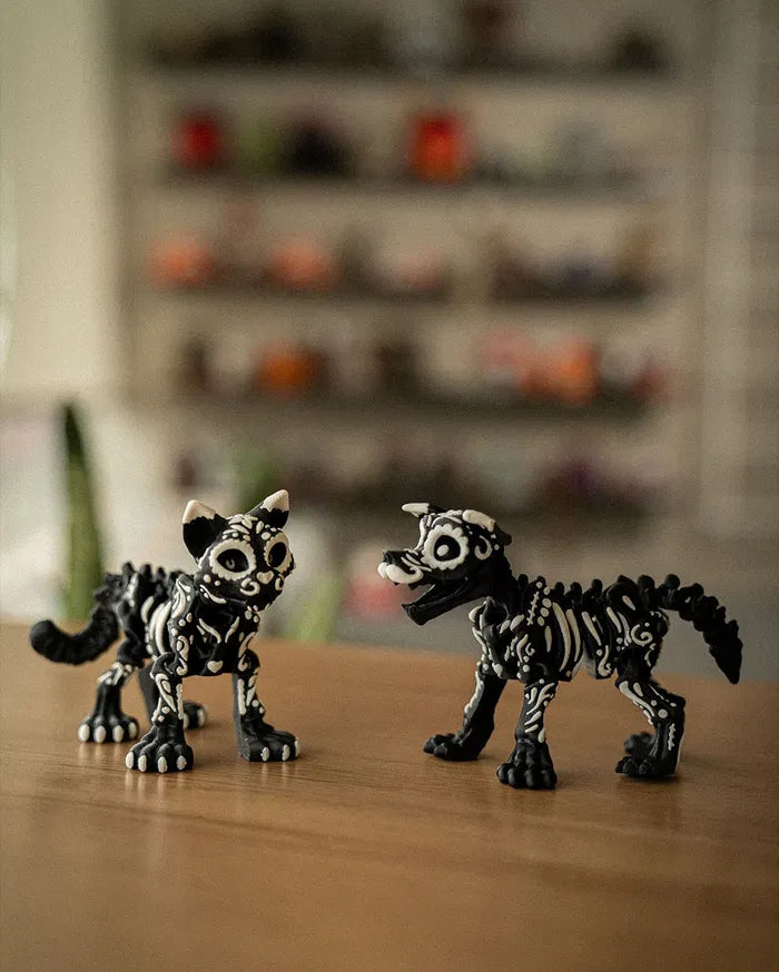 Articulated Alebrije – Poseable Cat & Dog Fantasy Figures (12–13cm)