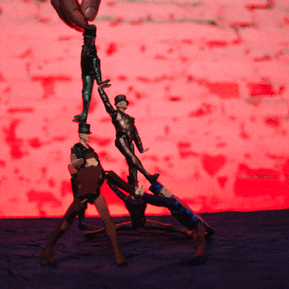 The Articulated Acrobats – Poseable Balance Performers Figurine Set