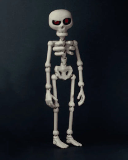 Articulated Skeleton Figurine – Poseable Halloween Decoration | Collectible Skeleton Toy
