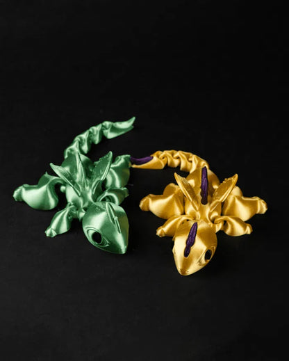 Articulated Baby Dragon – Poseable Fantasy Creature Figurine