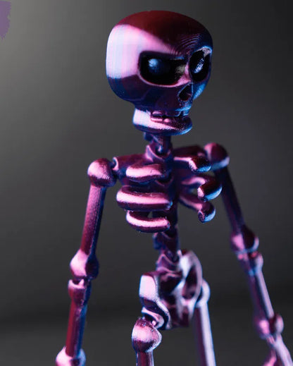 Articulated Skeleton Figurine – Poseable Halloween Decoration | Collectible Skeleton Toy