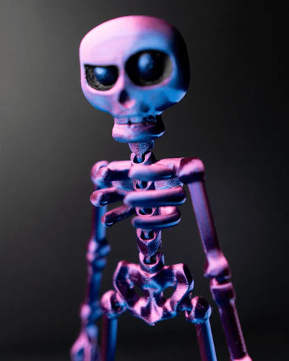 Articulated Skeleton Figurine – Poseable Halloween Decoration | Collectible Skeleton Toy