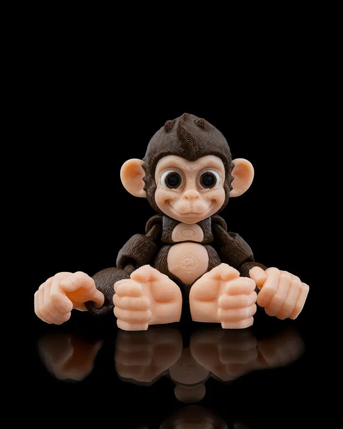 Baby Chimp – Playful Jungle 3D Figurine