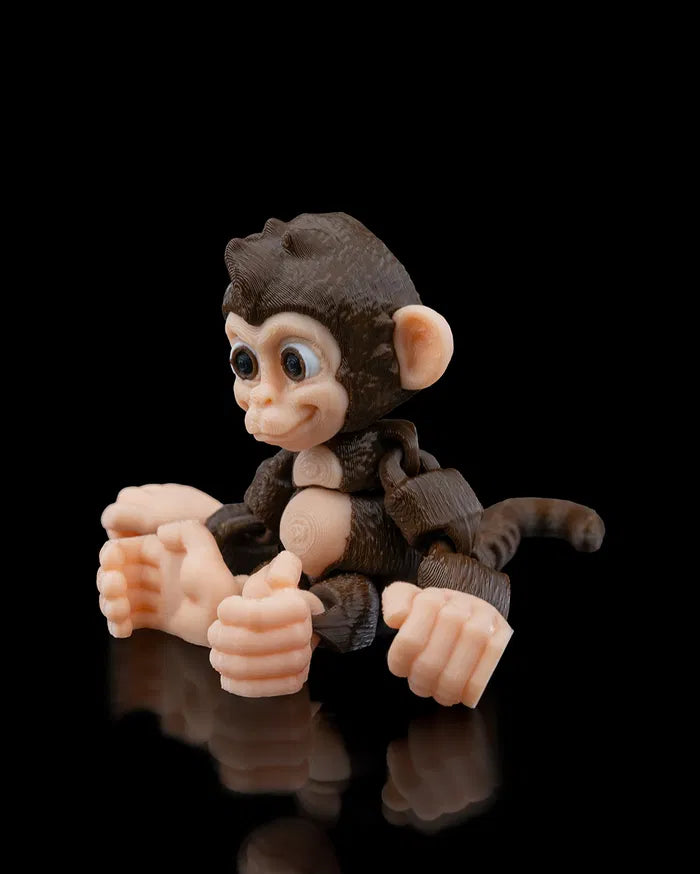 Baby Chimp – Playful Jungle 3D Figurine
