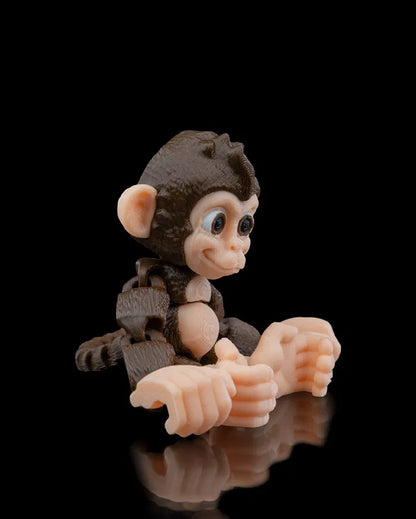 Baby Chimp – Playful Jungle 3D Figurine