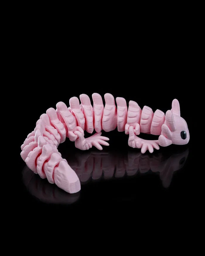 FlexoLotl – Flexible Articulated Axolotl 3D Model Toy