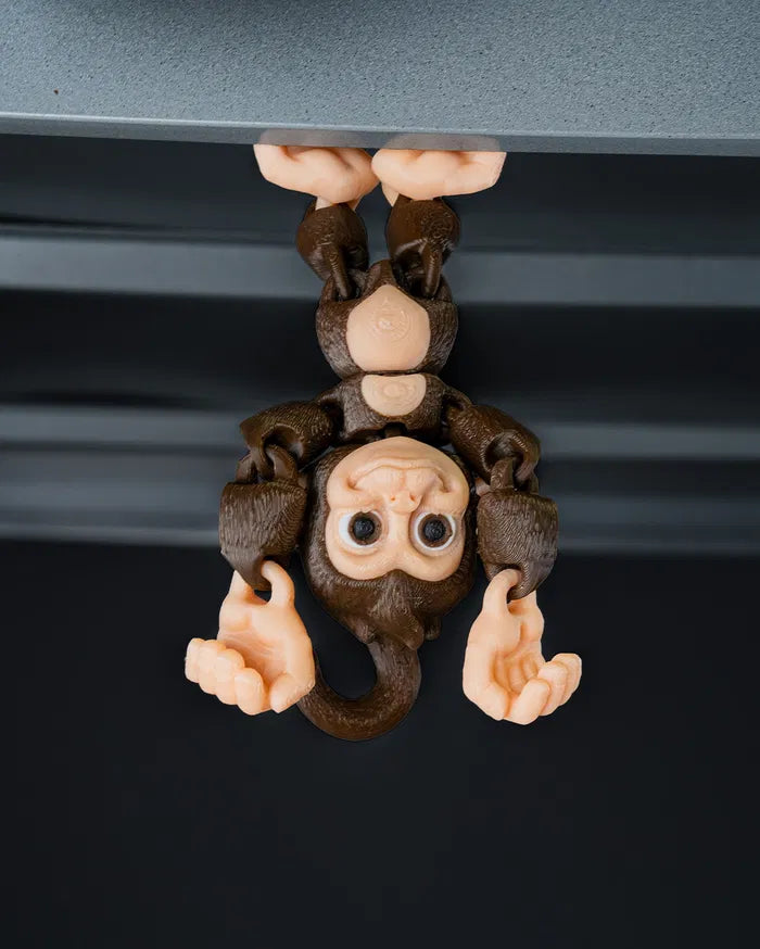 Baby Chimp – Playful Jungle 3D Figurine