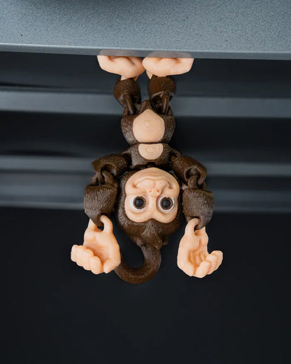 Baby Chimp – Playful Jungle 3D Figurine