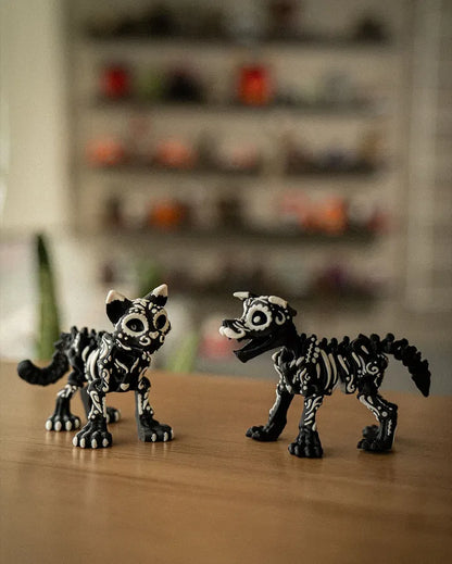 Articulated Alebrije – Poseable Cat & Dog Fantasy Figures (12–13cm)