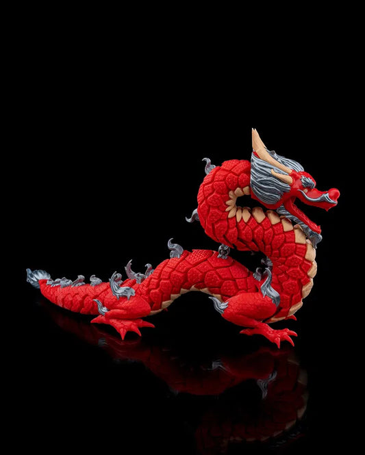 Articulated Chinese Dragon – Majestic Poseable Collectible Toy (18cm)