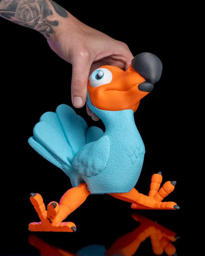 Articulated Dodo Figurine – Poseable Collectible Bird Model | Extinct Animal Toy