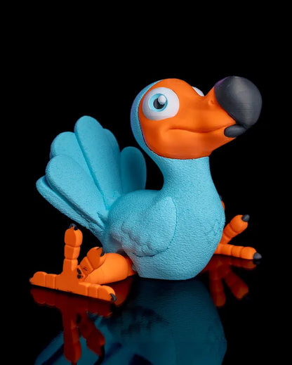 Articulated Dodo Figurine – Poseable Collectible Bird Model | Extinct Animal Toy