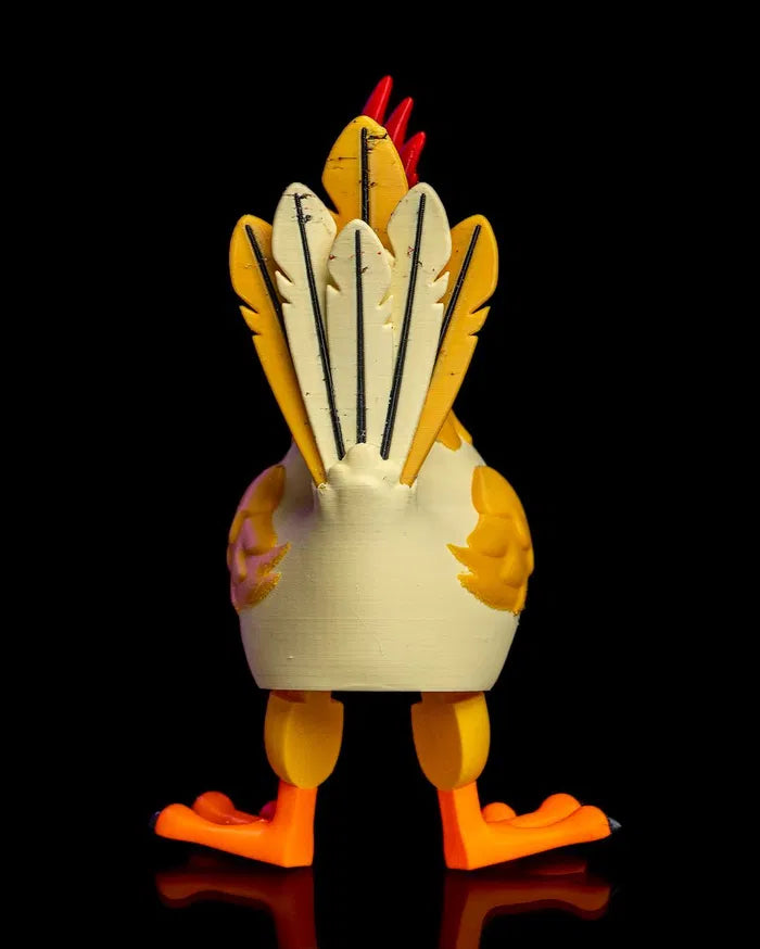 Articulated Rooster – Poseable Farm Animal Toy Collectible