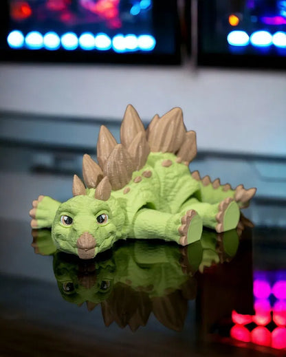 Articulated Steg-o-saurus – Flexible Dinosaur Toy STL File