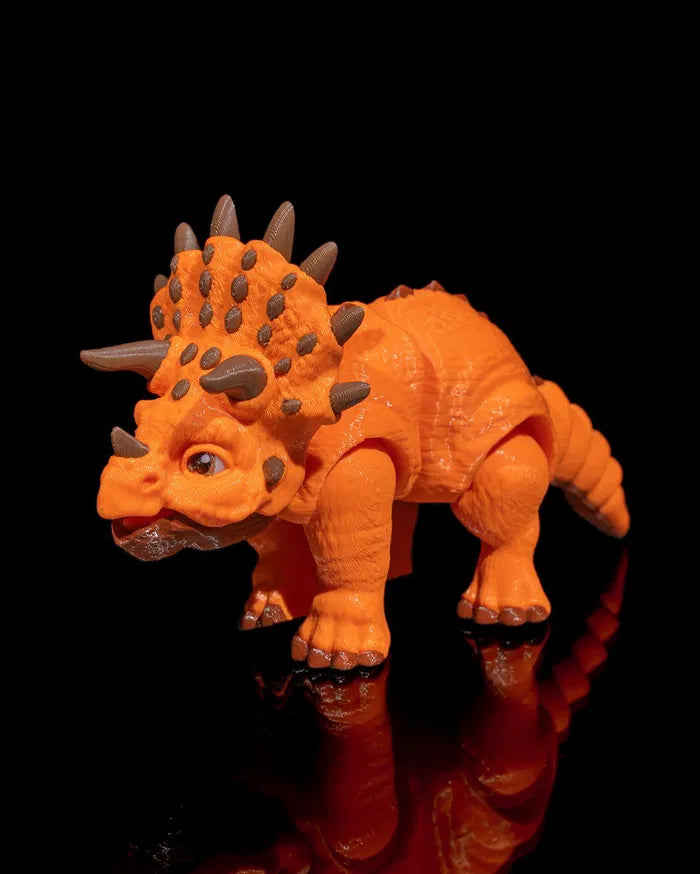 Articulated Triceratops Toy | 3D Printed Dinosaur Figurine for Kids & Collectors