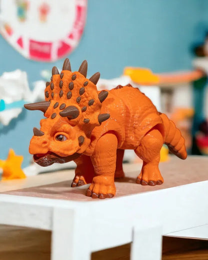 Articulated Triceratops Toy | 3D Printed Dinosaur Figurine for Kids & Collectors