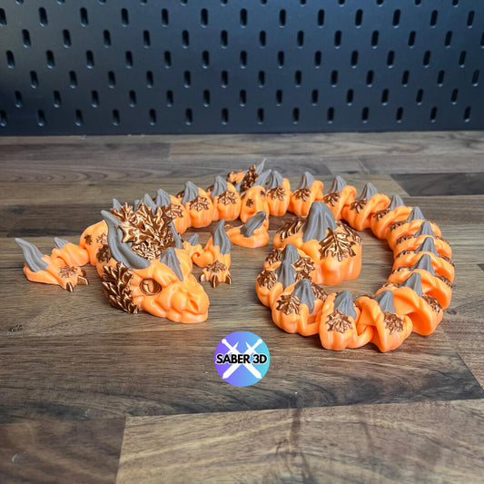 Autumn Dragon – Articulated 3D Printed Dragon Toy | Collectible Fantasy Figure