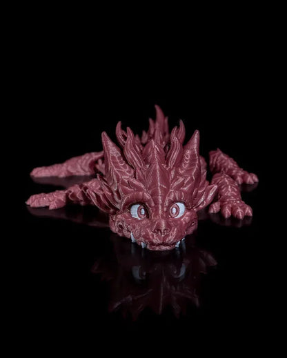 Baby Dragon Articulated Figurine – Poseable Fantasy Dragon Toy | Collectible Desk Model