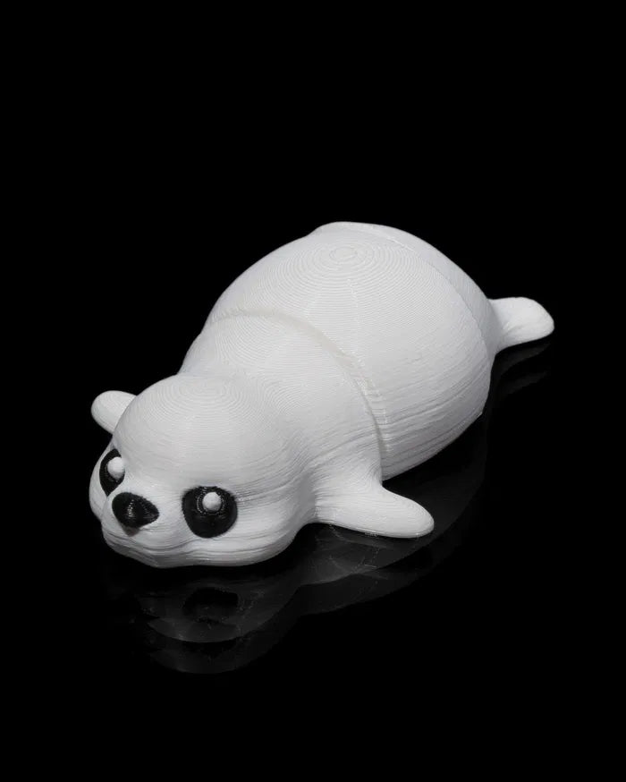 Baby Seal – Adorable Arctic Animal Figurine by 3D Toy Box