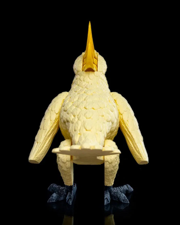 Cha-Cha-Too – Articulated Cockatoo Figurine with Bouncing Movement