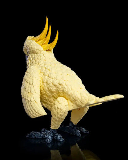 Cha-Cha-Too – Articulated Cockatoo Figurine with Bouncing Movement