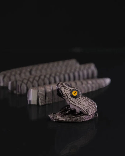 Articulated Bush Viper – Customizable Poseable Snake Model