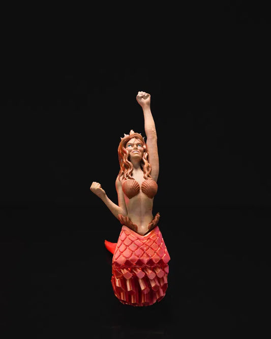 Articulated Fantasy Model / Mermaid Figure