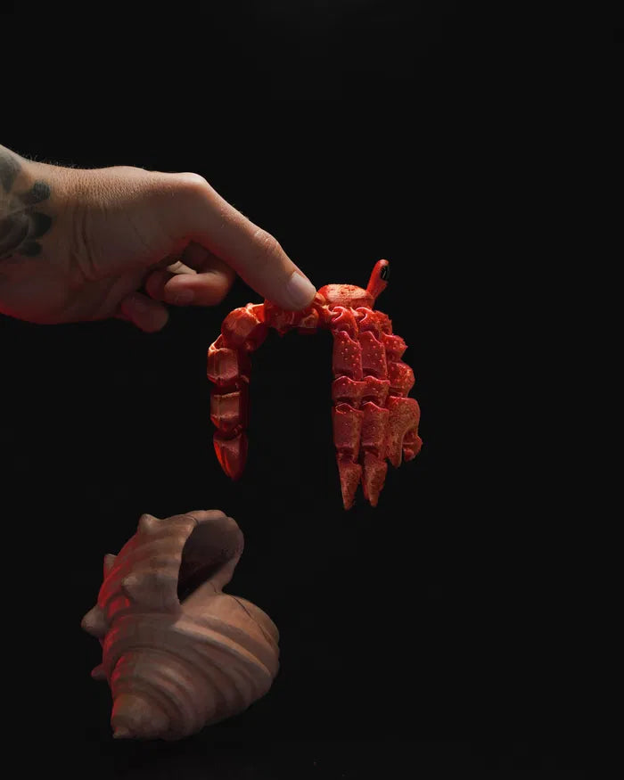 Articulated Hermes – The Hermit Crab Figurine
