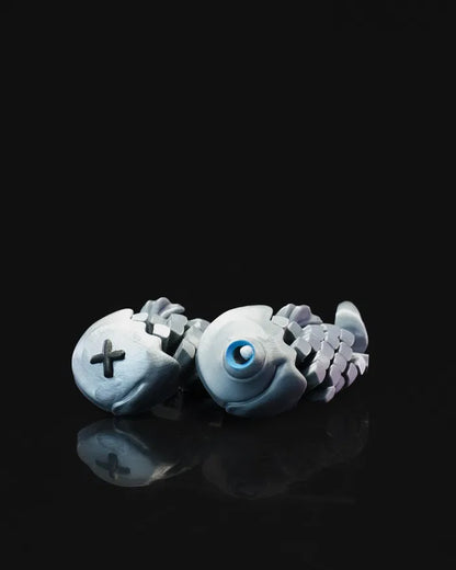 Articulated Tiny Fish Figurine – Flexible Fidget Toy for Kids & Collectors 🐟