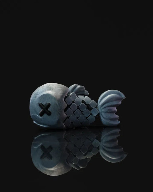 Articulated Tiny Fish Figurine – Flexible Fidget Toy for Kids & Collectors 🐟