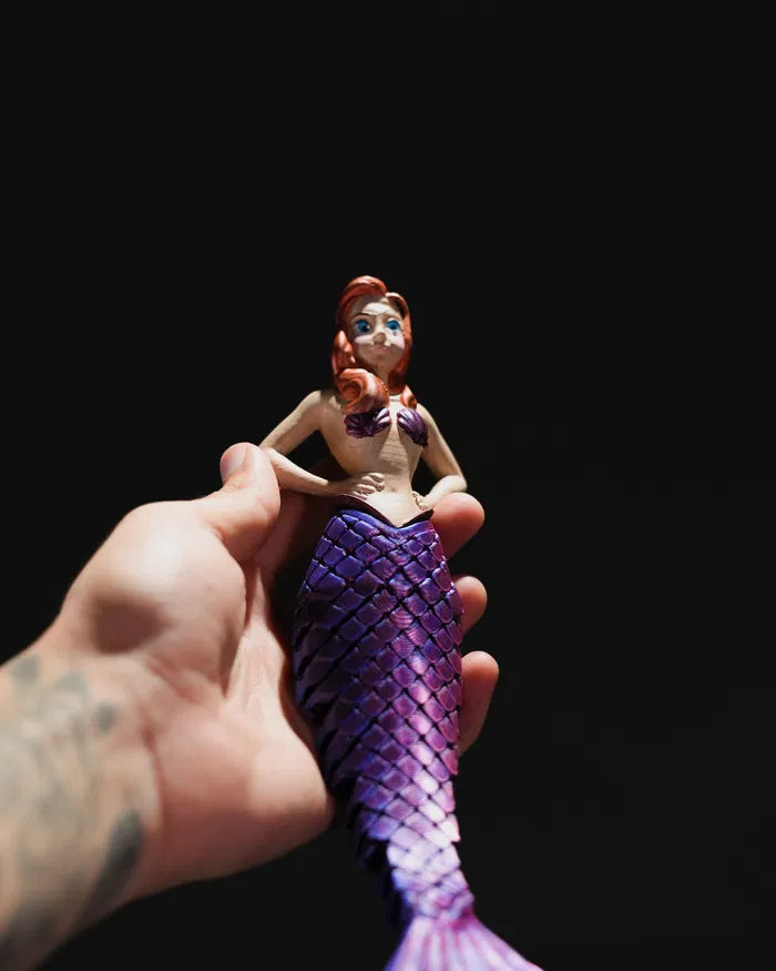 Articulated Mermaid Mandy – Mysterious Poseable Sea Figure