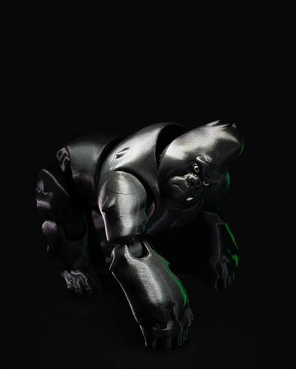 Articulated Gorilla Figurine – Poseable Jungle Toy | Collectible Ape Model
