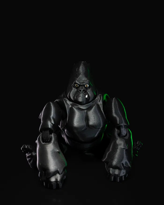 Articulated Gorilla Figurine – Poseable Jungle Toy | Collectible Ape Model