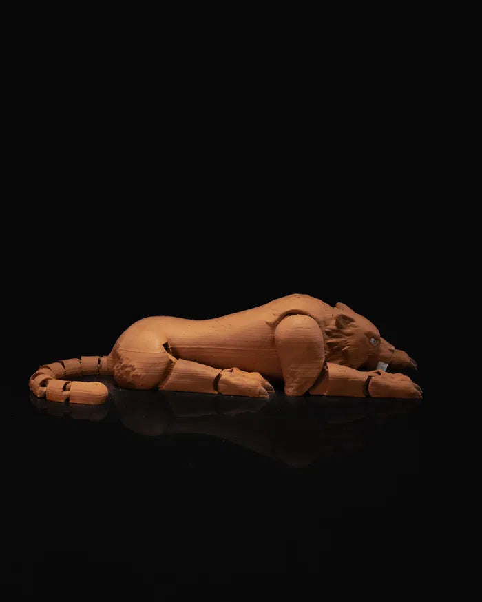 Articulated Sabertooth Cat – Prehistoric Poseable Collectible Toy