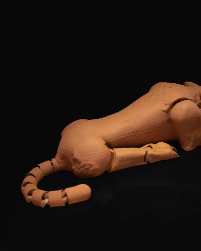 Articulated Sabertooth Cat – Prehistoric Poseable Collectible Toy