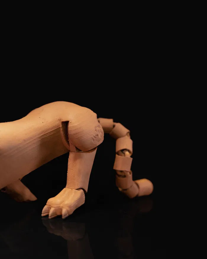 Articulated Sabertooth Cat – Prehistoric Poseable Collectible Toy
