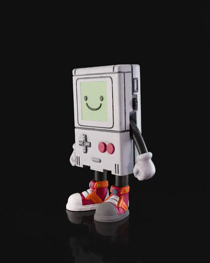 Articulated Gaming Buddy Figurine – Vintage Gamer Desk Toy | Collectible Display Model