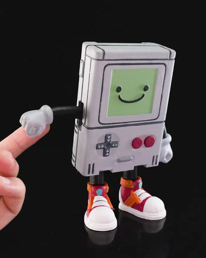 Articulated Gaming Buddy Figurine – Vintage Gamer Desk Toy | Collectible Display Model