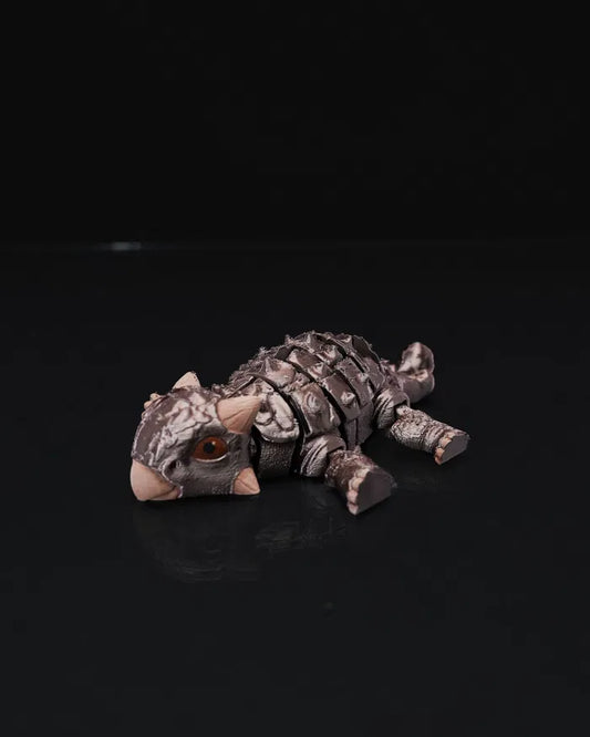 Articulated Baby Ankylosaurus Toy | 3D Printed Dinosaur Collectible Figurine