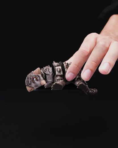 Articulated Baby Ankylosaurus Toy | 3D Printed Dinosaur Collectible Figurine