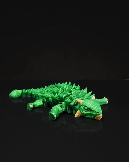 Articulated Elder Ankylosaurus – Poseable Dinosaur Model