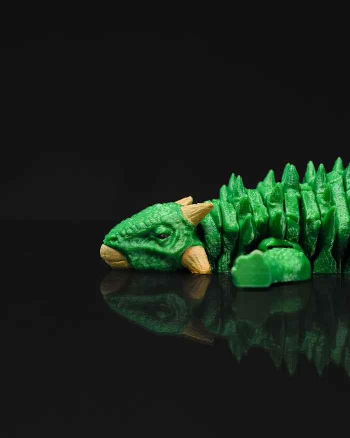 Articulated Elder Ankylosaurus – Poseable Dinosaur Model