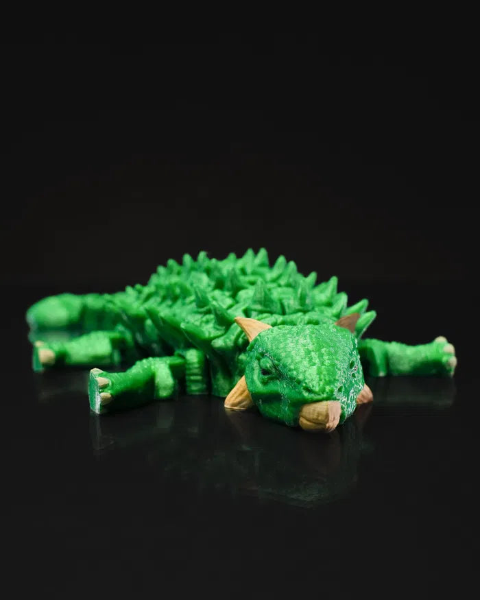 Articulated Elder Ankylosaurus – Poseable Dinosaur Model