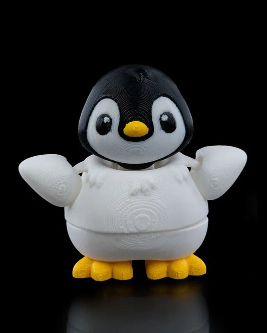Dancing Penguin 3D Model STL File – Cute and Playful Penguin Design