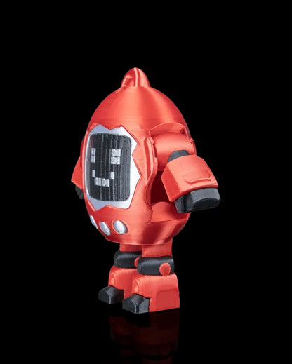 DigiTot – Custom Digital Companion Toy | Articulated Pixel-Inspired Figurine