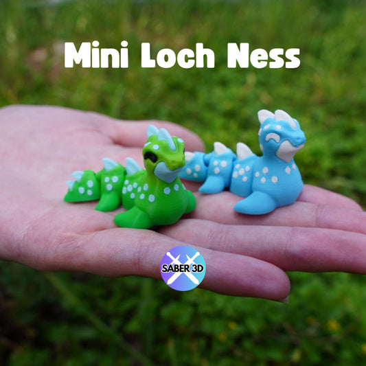 Mini Loch Ness – Cute Collectible Fantasy Figurine | Handmade Mythical Creature