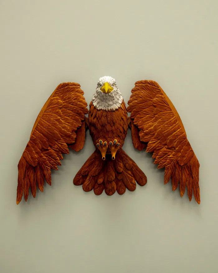 Eagle Coat Hanger – Articulated Wall Mount with Spreading Wings