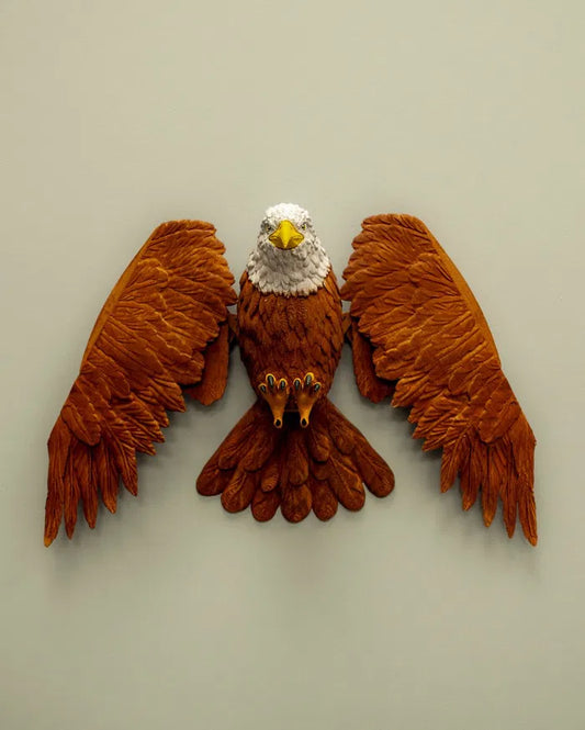 Eagle Coat Hanger – Articulated Wall Mount with Spreading Wings