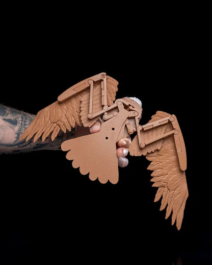 Eagle Coat Hanger – Articulated Wall Mount with Spreading Wings