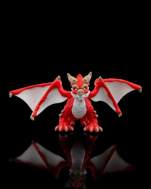 Elemental Dragon 3D Model STL File – Detailed Fantasy Dragon for 3D Printing